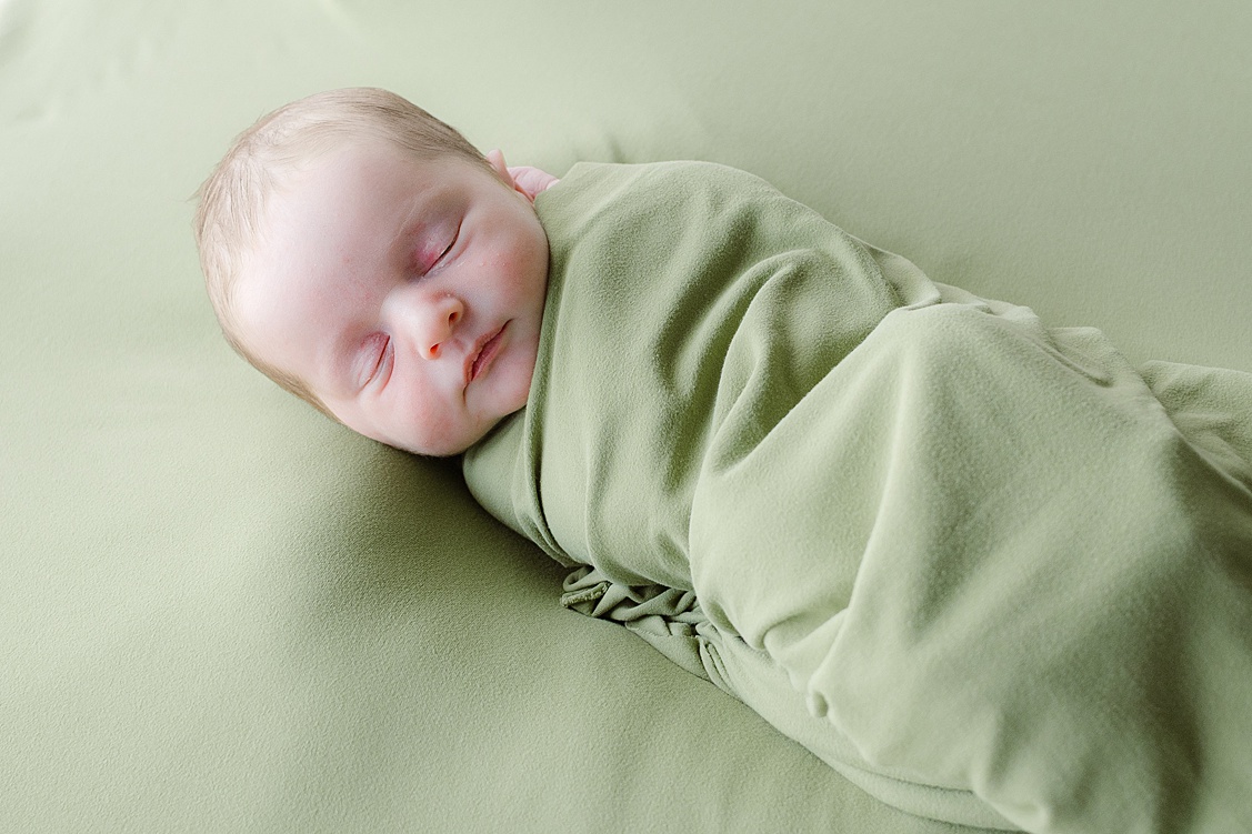 Hampton PA Maternity Photographer snapped a picture of a baby boy sleeping