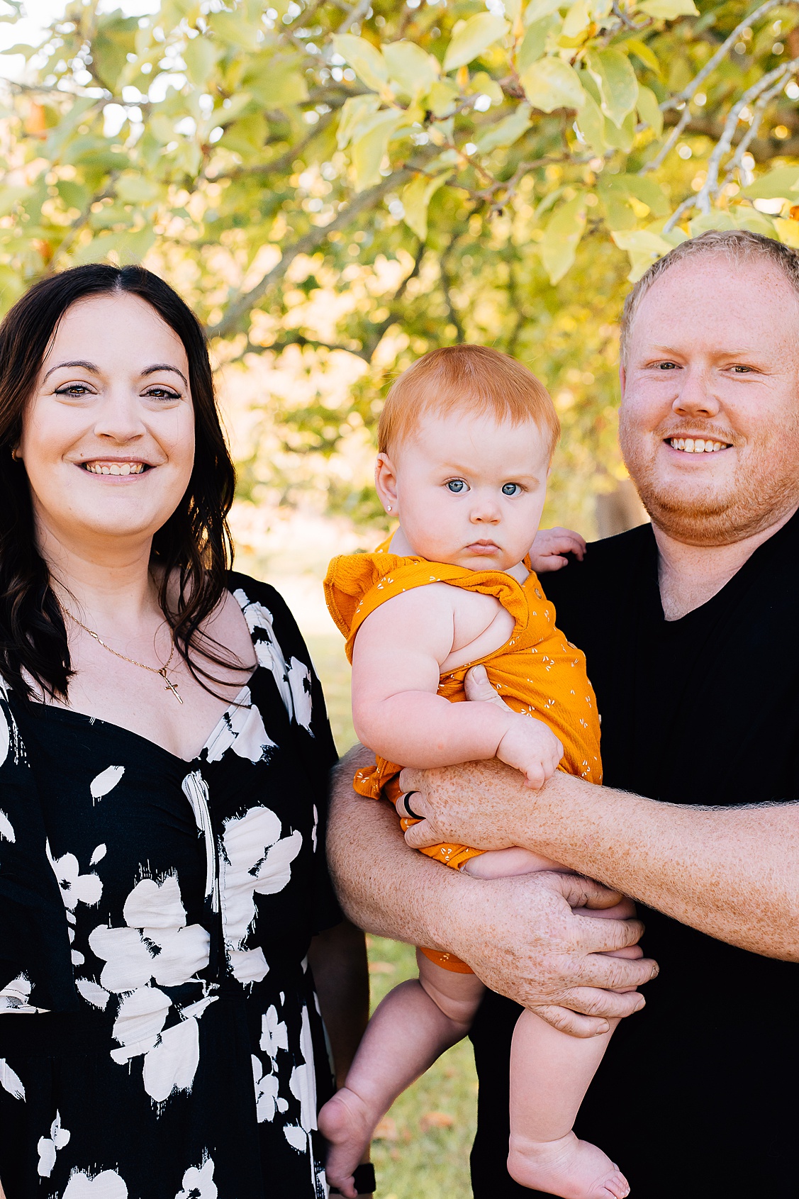 A sweet family during their fall mini session in Pittsburgh, PA