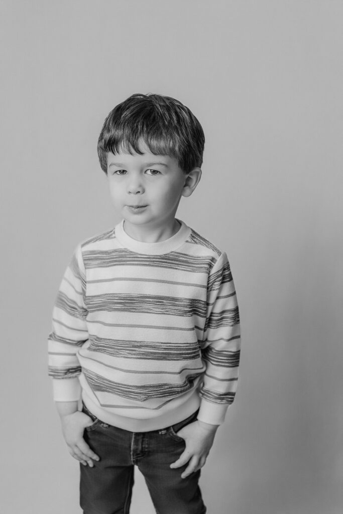 Capturing a real expression during children's personality pictures session in Pittsburgh