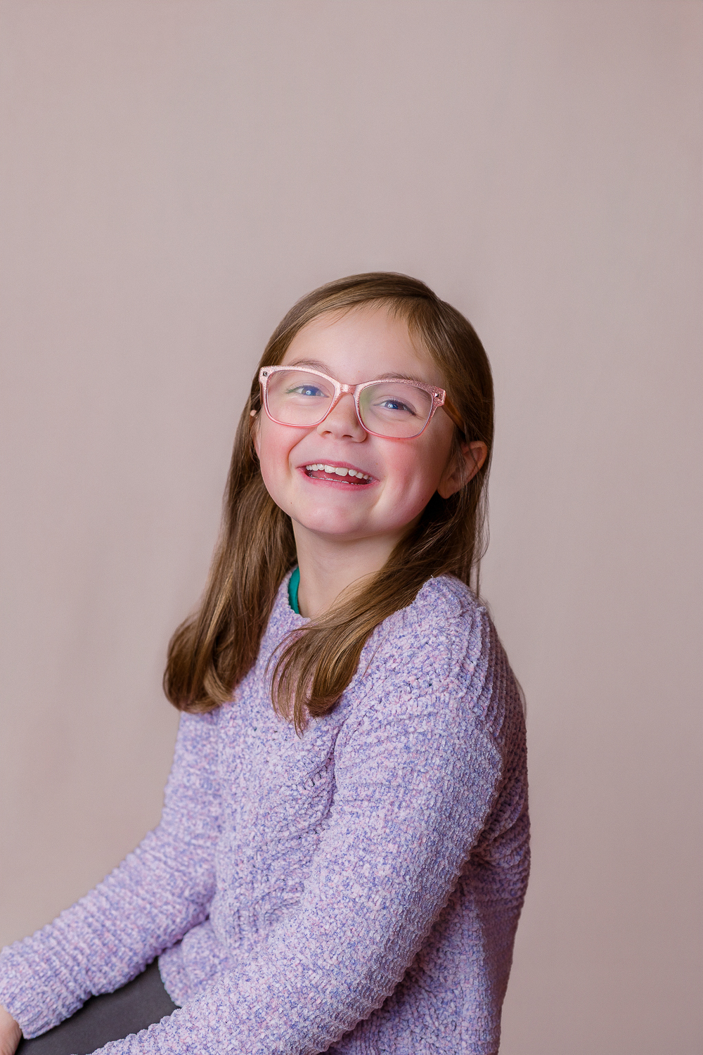 Fine art school portrait of a preschool child with natural expression in Pittsburgh