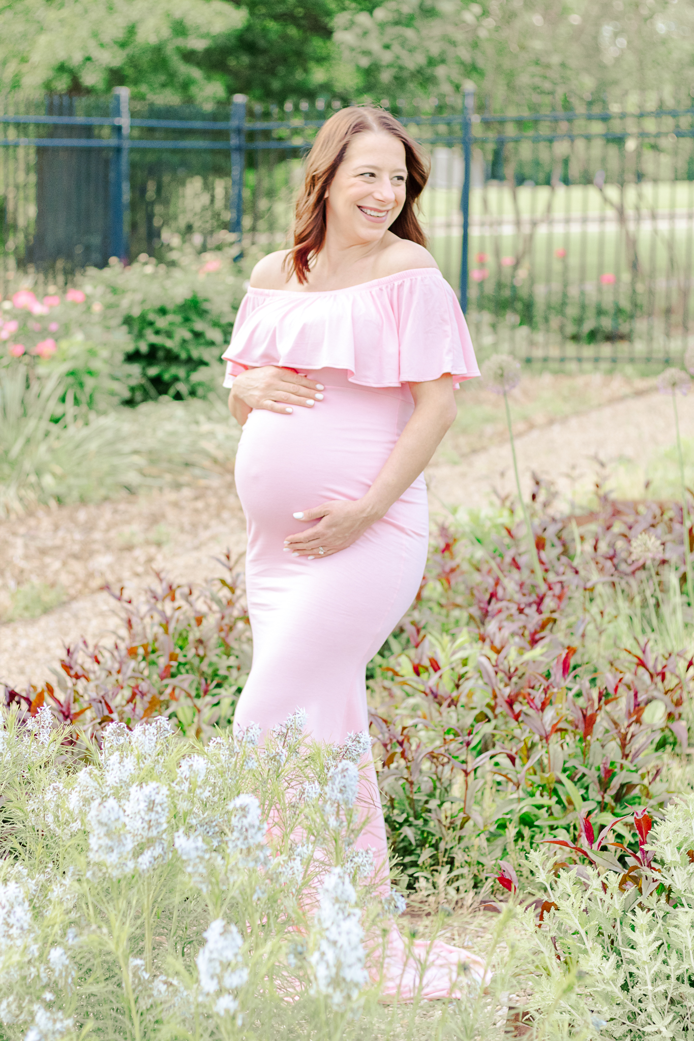local photographer in Pittsburgh took this picture of mom to be looking off to the side and laughing 