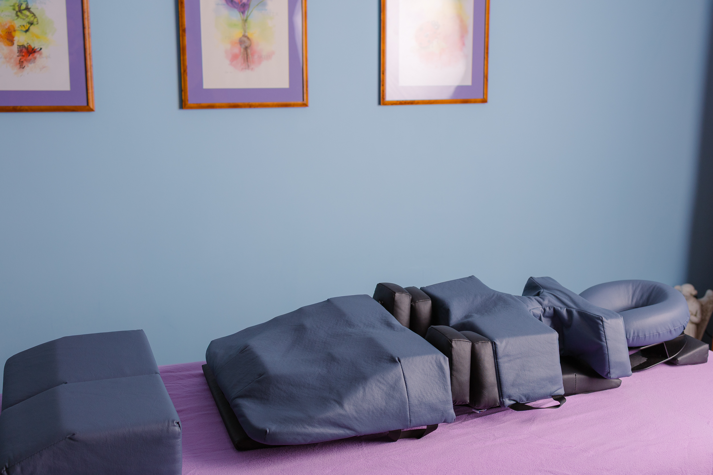 The special prenatal equipment that Joan at Rekindled Spirits uses during her prenatal messages in Pittsburgh.